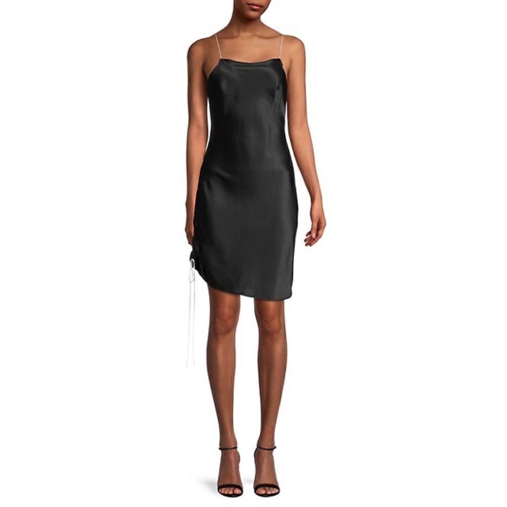 Dannijo Silk Ruched Slip Dress